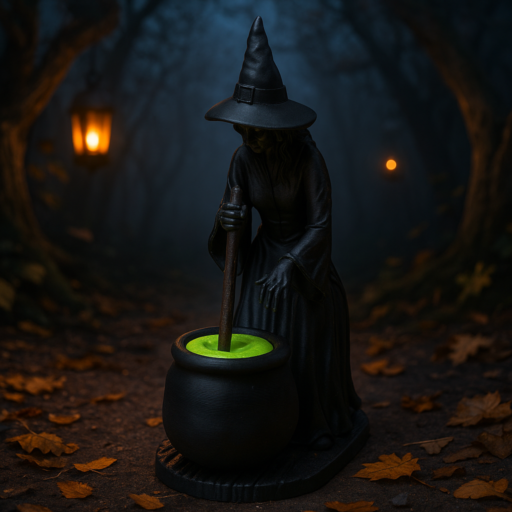 Witch with Cauldron