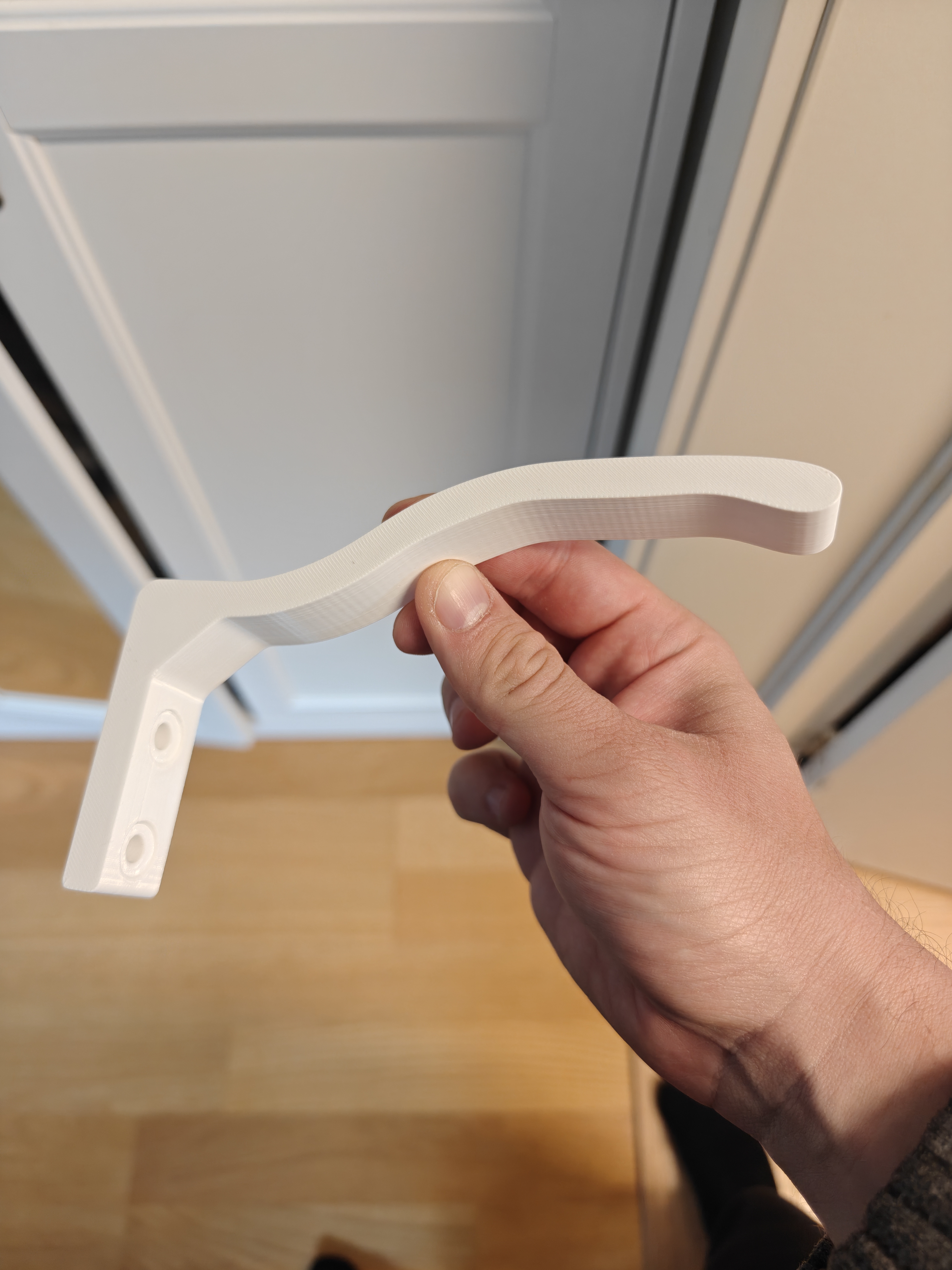 Motorcycle helmet hook / hangler