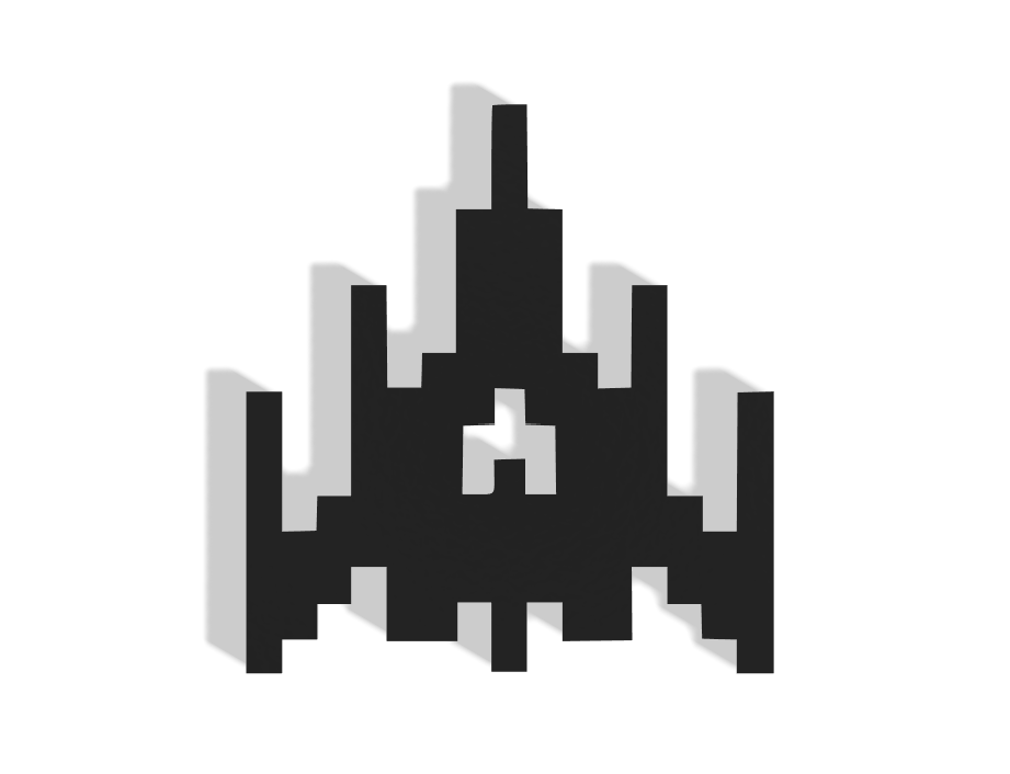 Space Invaders Decor
