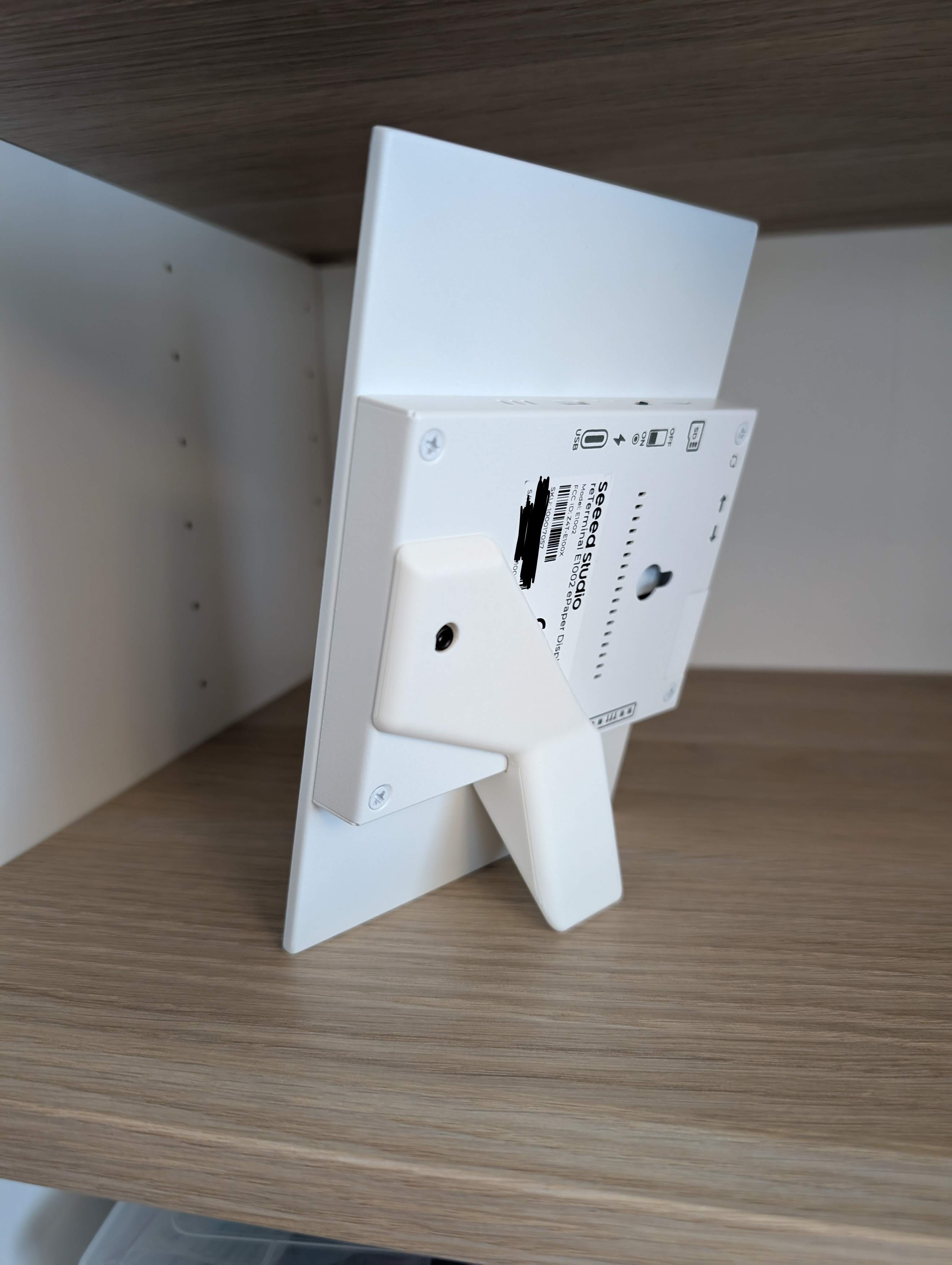Vertical / portrait stand for reTerminal E1002