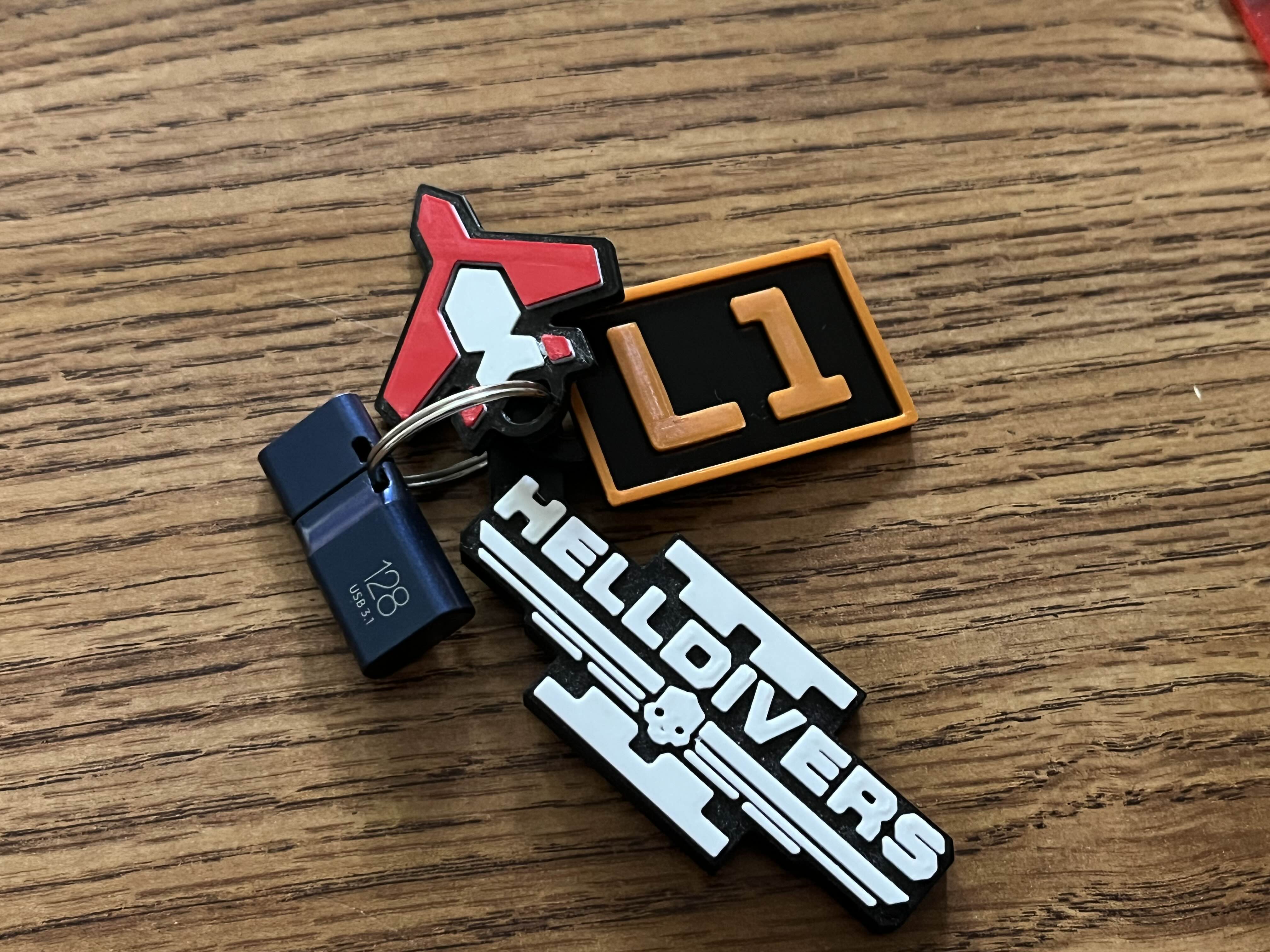 Helldivers Callsign Keychain