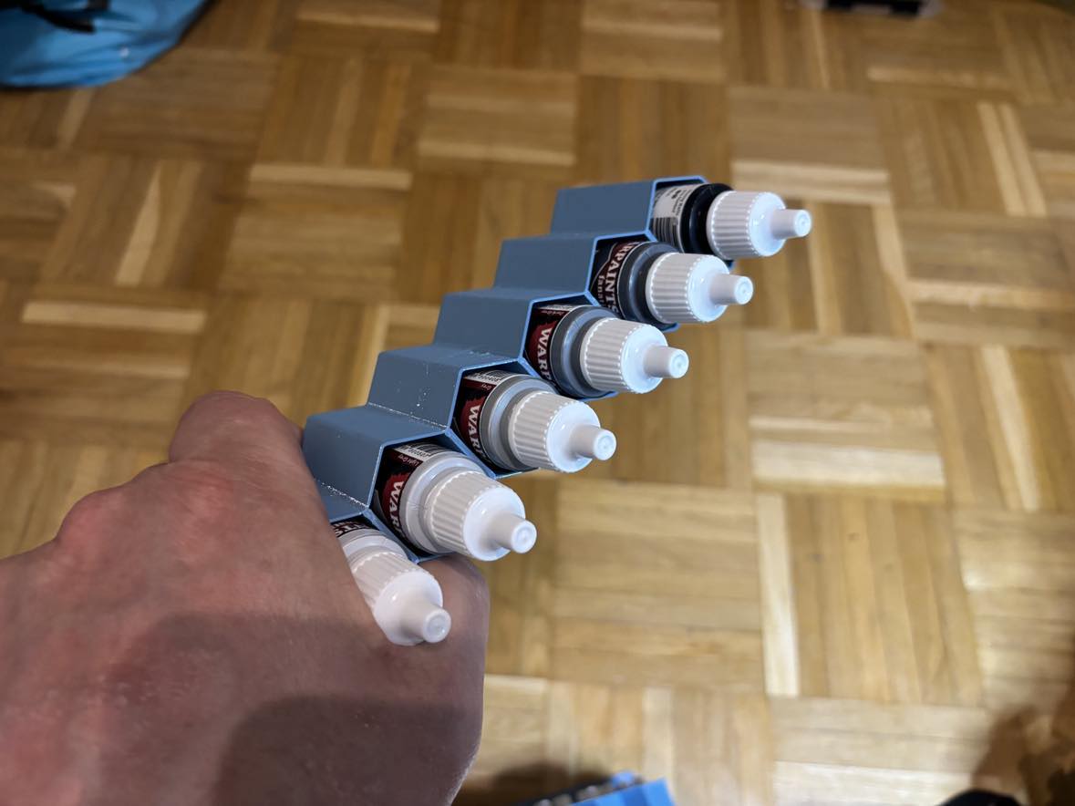 Modular paint rack
