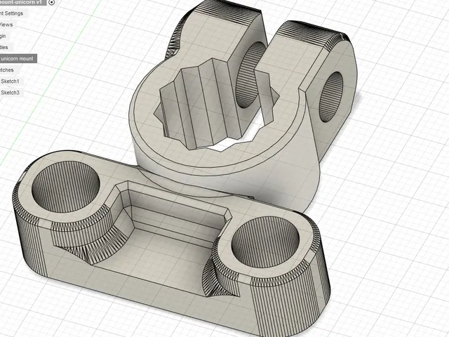 Adxl345 Unicorn mount for 7mm nozzle