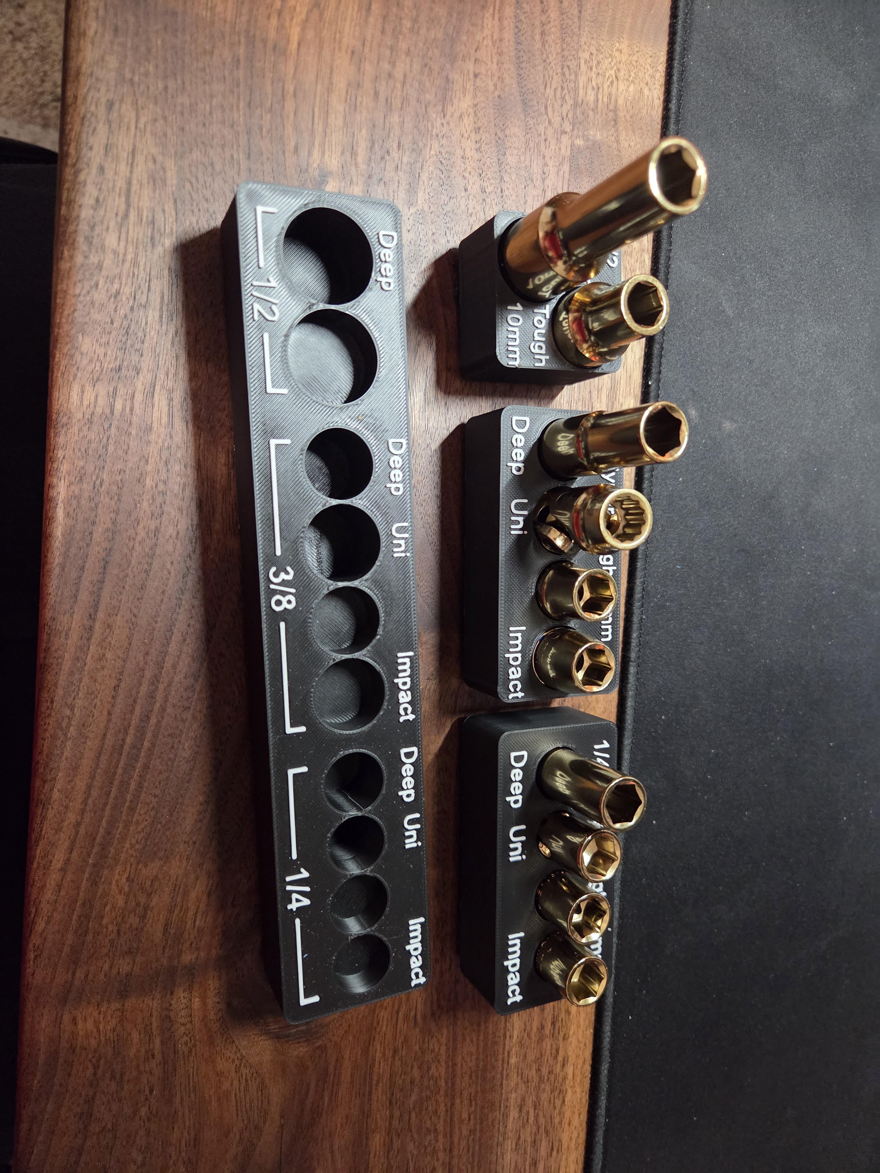 Gridfinity Hyper Tough 10mm Socket Kit Bins
