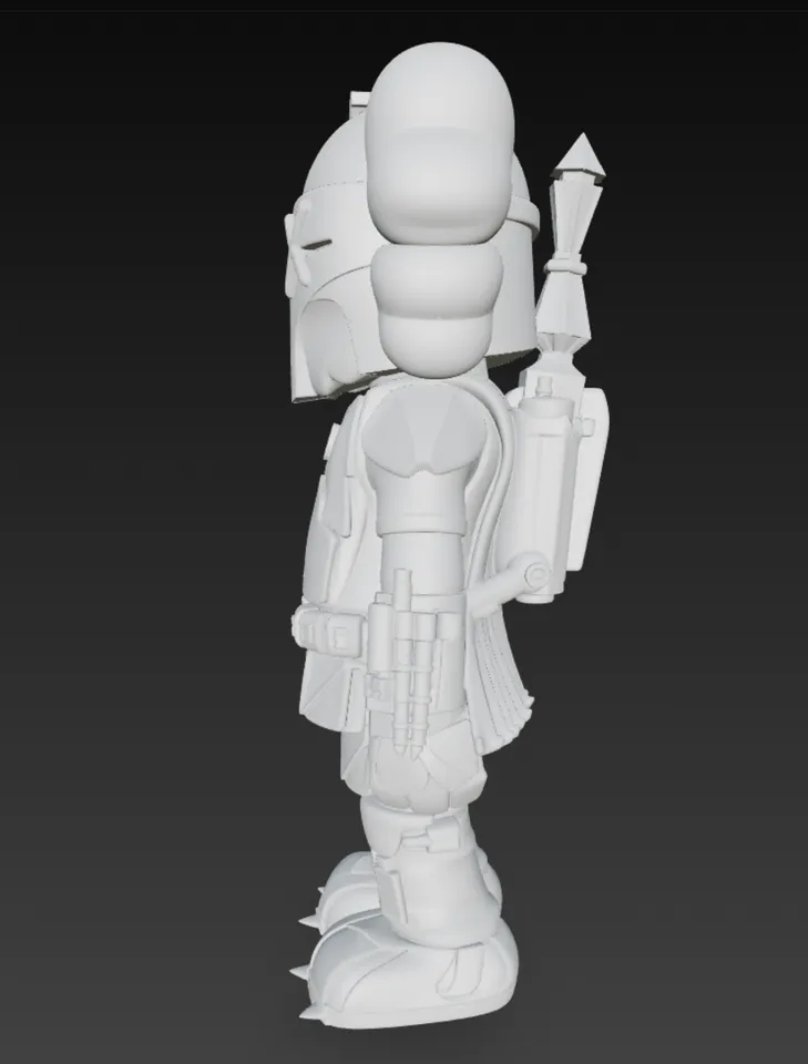 KAWS Star Wars Boba Fett by Nick | Download free STL model
