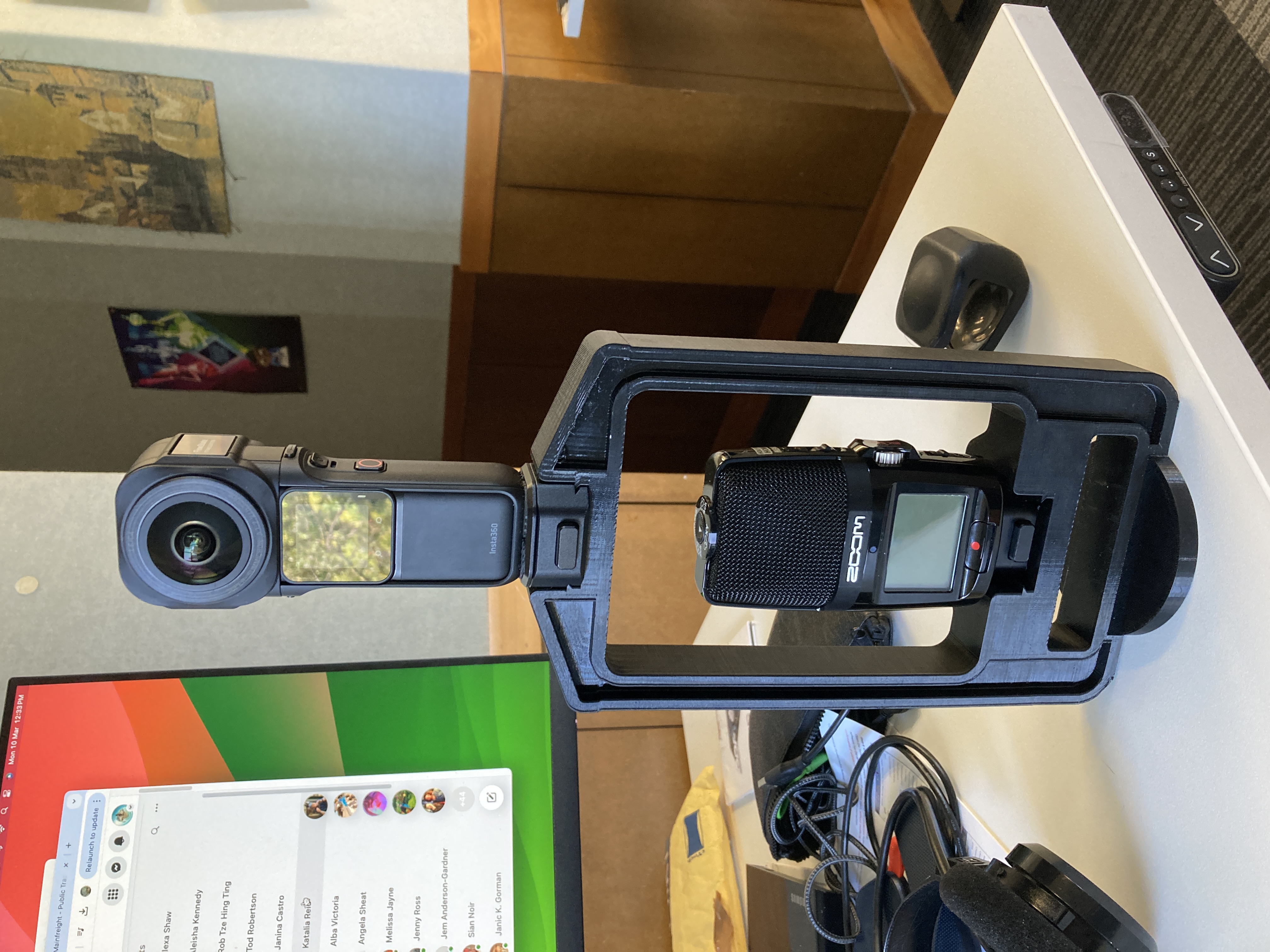 360 camera tripod mount (for Ambisonic capture)