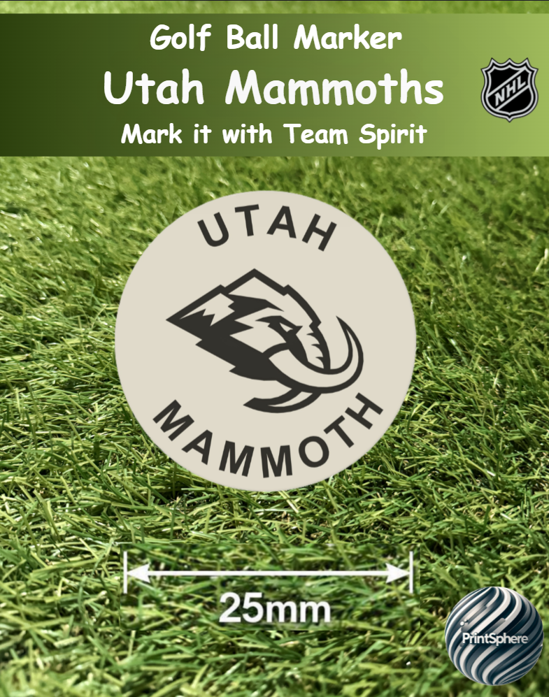 Golf - Golf Ball Marker - NHL - Central - Utah Mammoth