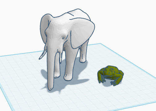 Elephant and frog