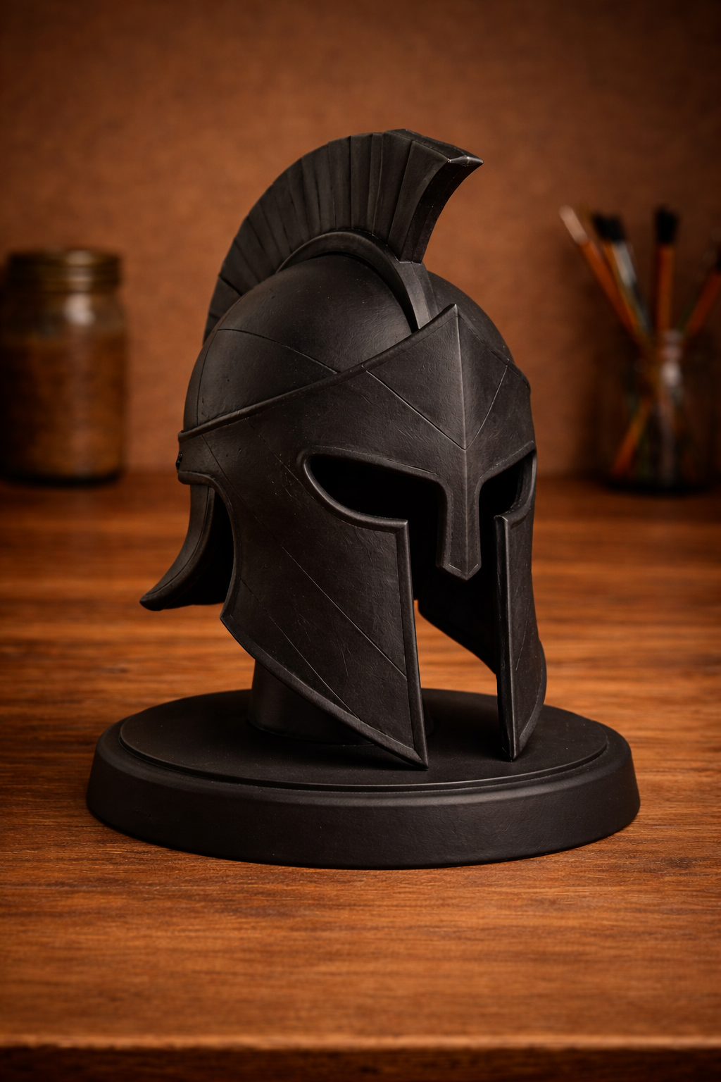 Ancient Warrior Helmet Bust