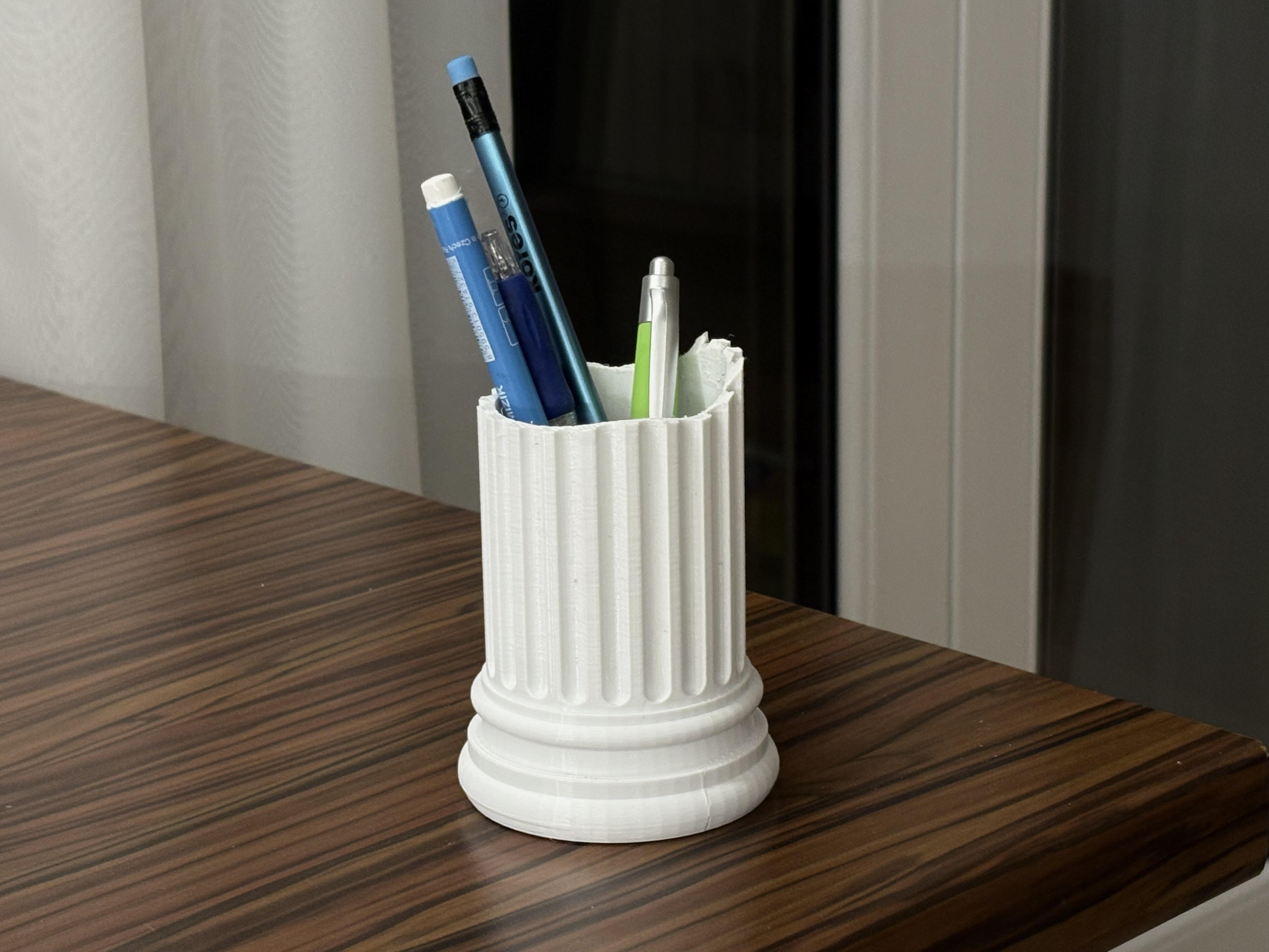Roman Column Pencil Holder
