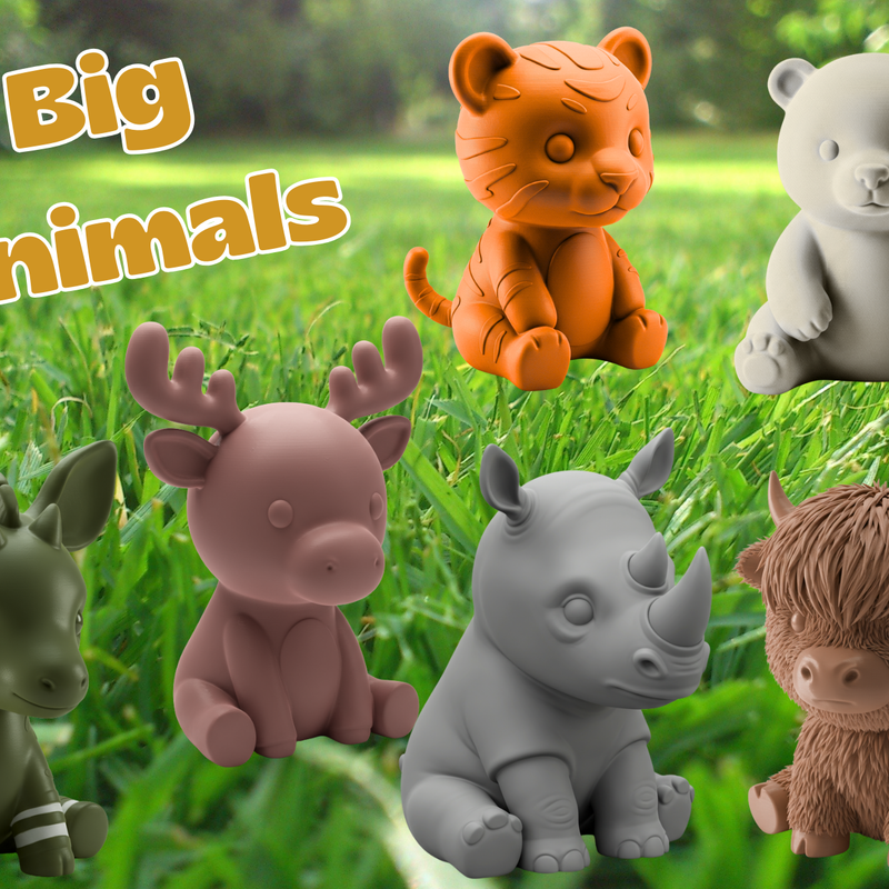 Cute Mini Animals Edition 3 by Toby3D | Download free STL model ...