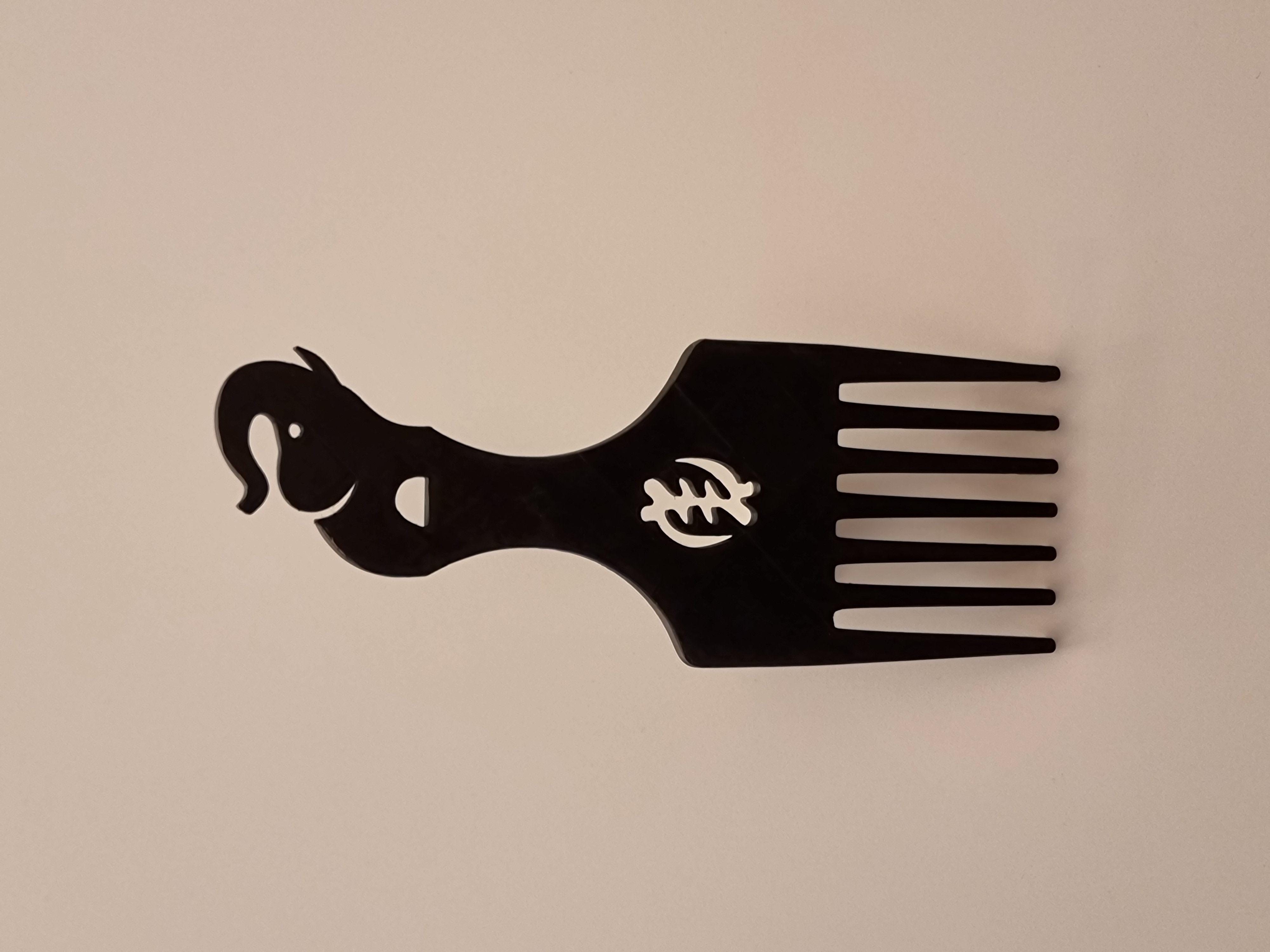 Miniatura 3 do modelo 3D Afro comb