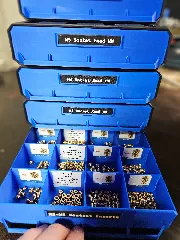 Multibin Screws and heatset inserts storage drawers
