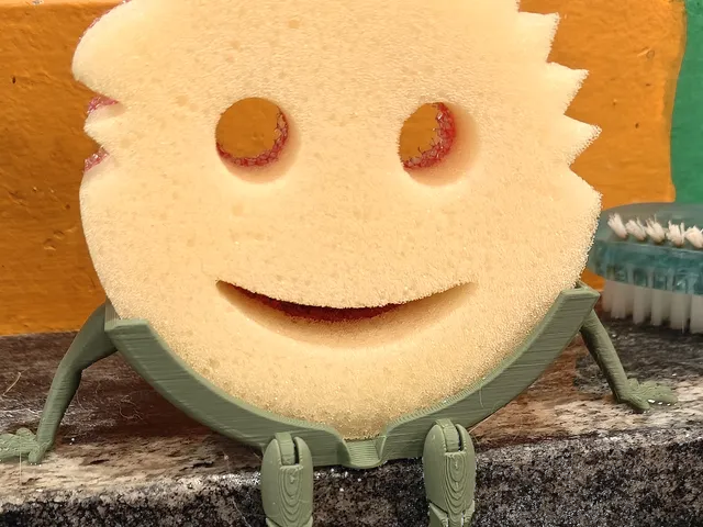 Scrub Daddy Holder with Jointed Legs