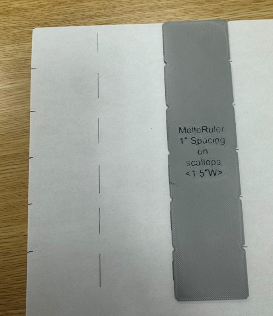 Molle Layout 6" ruler