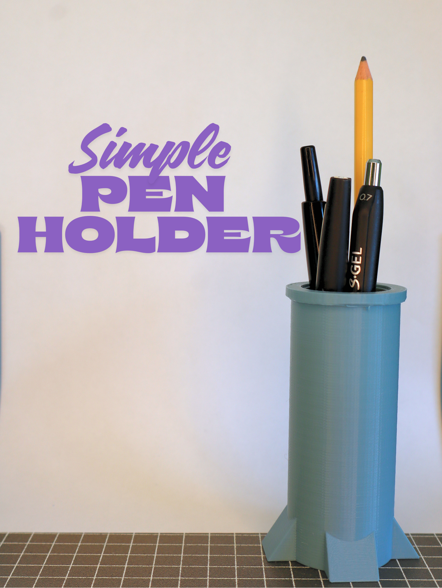 Simple Pen Holder
