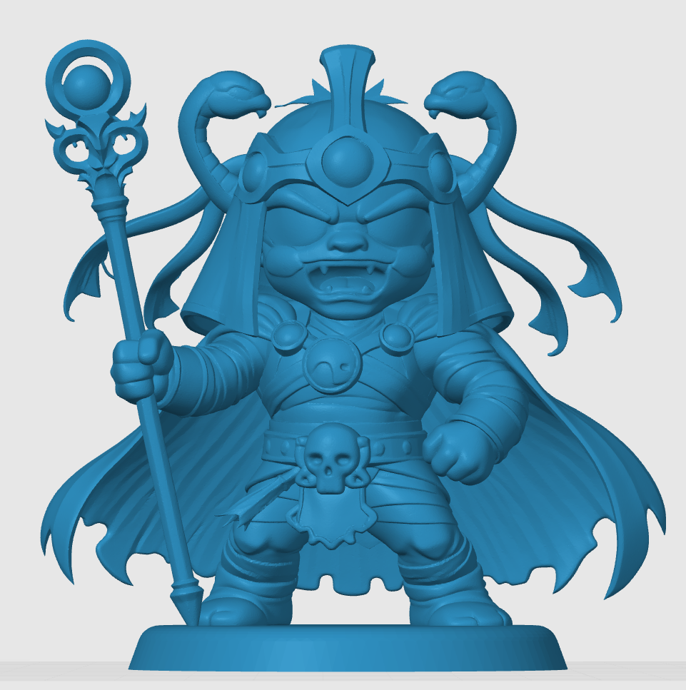 Miniatura 5 do modelo 3D Mumm-Ra Inspired Chibi