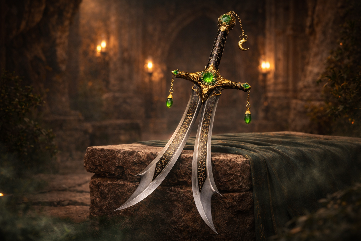 Fantasy Double-tip Sword