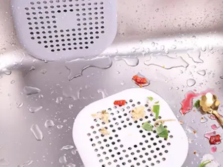Sink drain filter, drain grate, food catcher with TPU