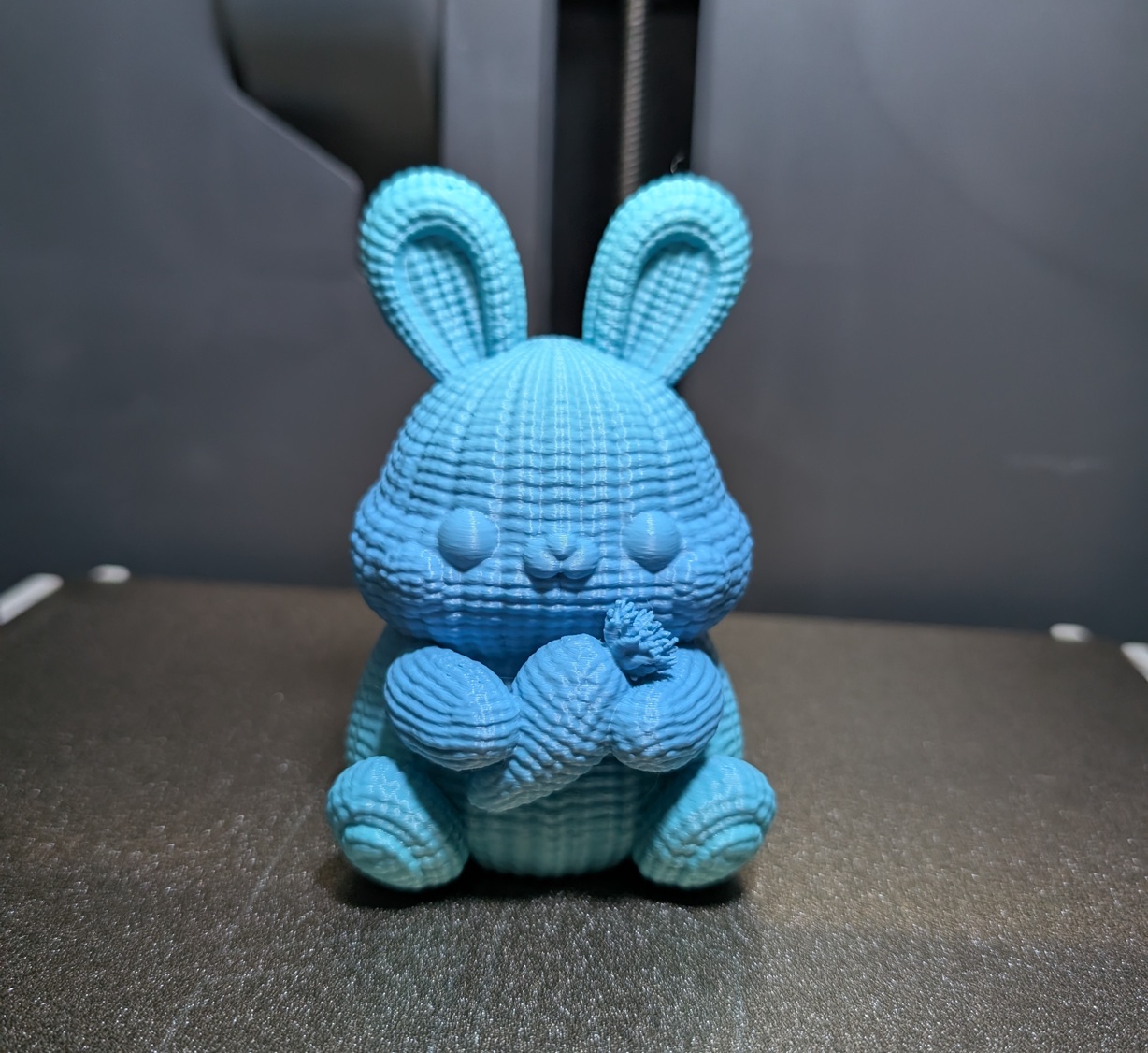 Chubby knitted bunny — thumbnail 2