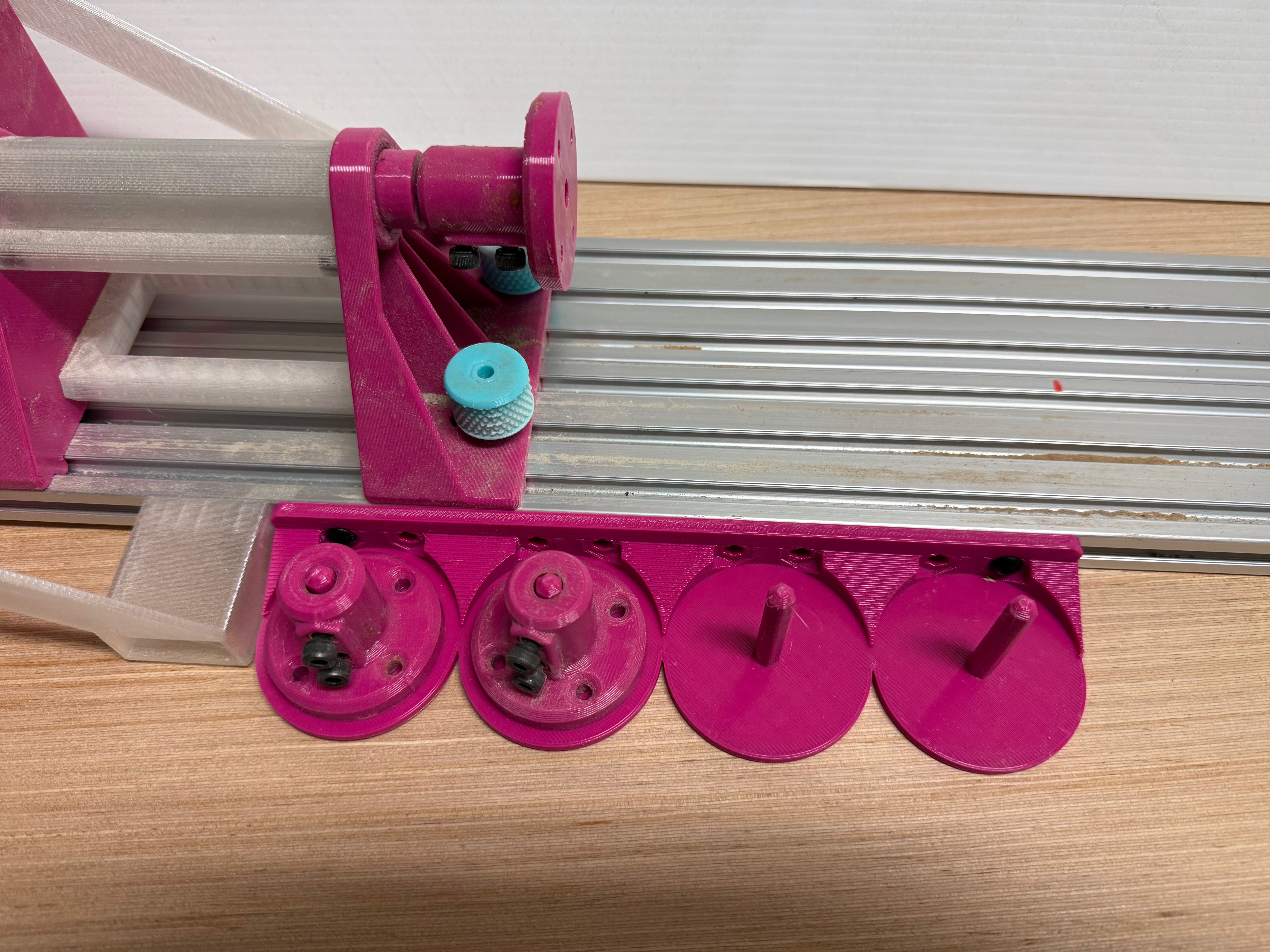 Lathe faceplate storage attachment (4x)