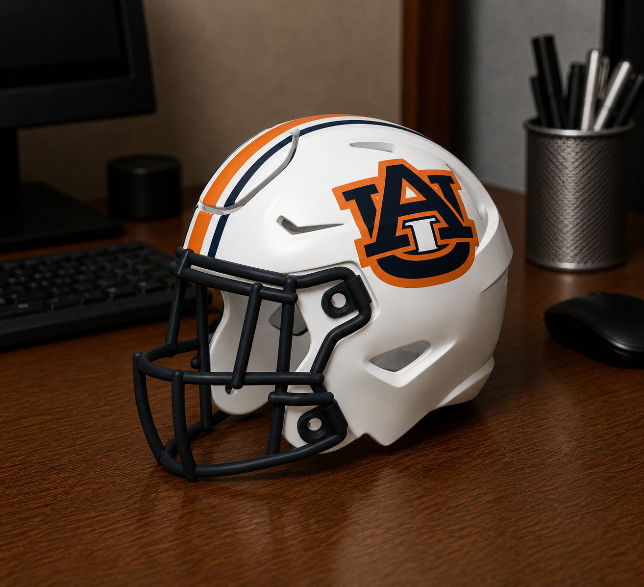 Auburn Tigers Football Helmet - With Stripes