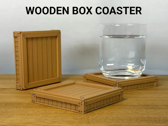 Wooden Box Coaster