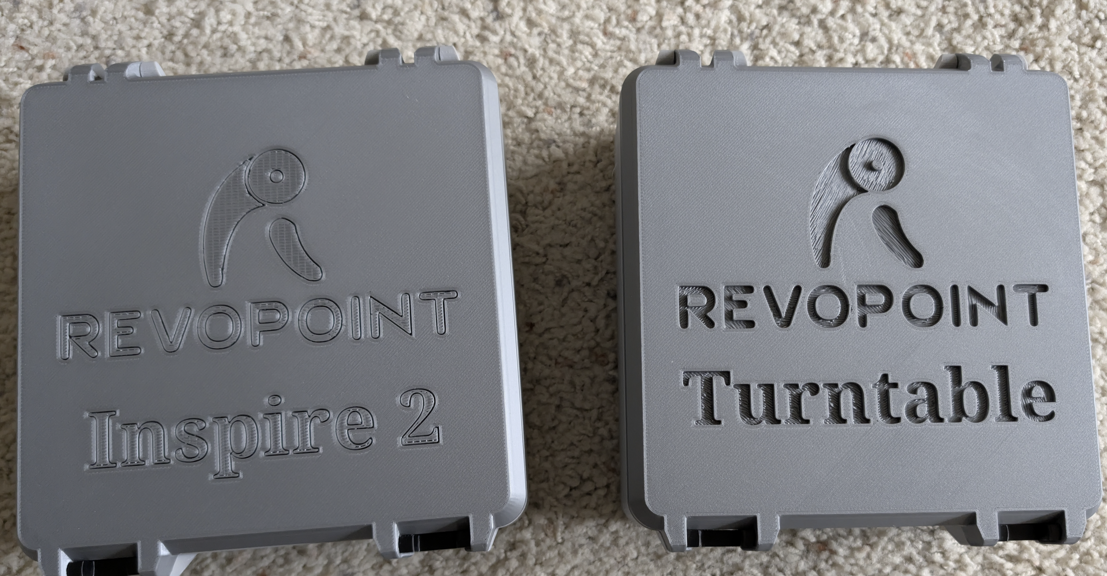 Revopoint Inspire 2 Case and Case for Mini Turntable