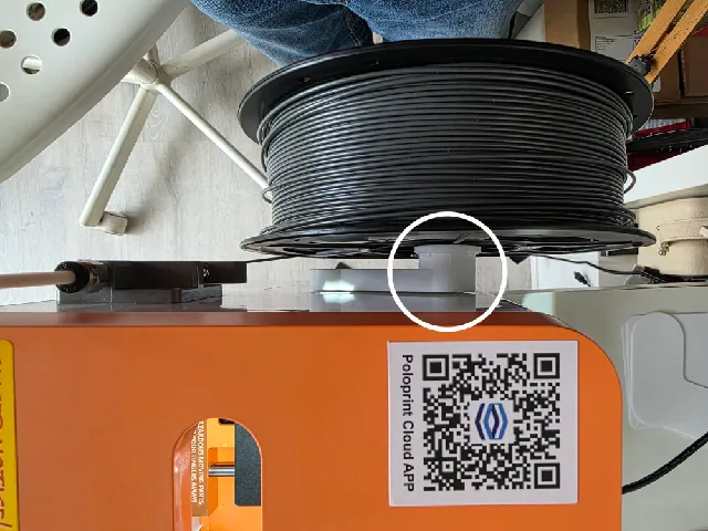1Kg spool holder (revised) for Tina 2 / 2S