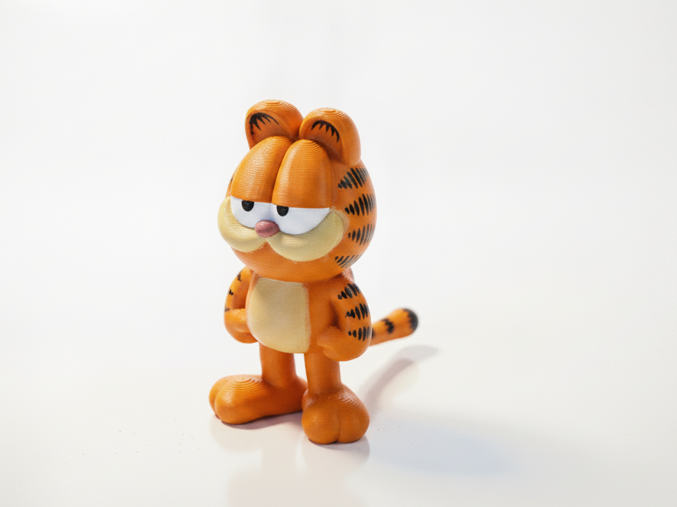 Garfield Cat Figurine Cartoon 3D Printable