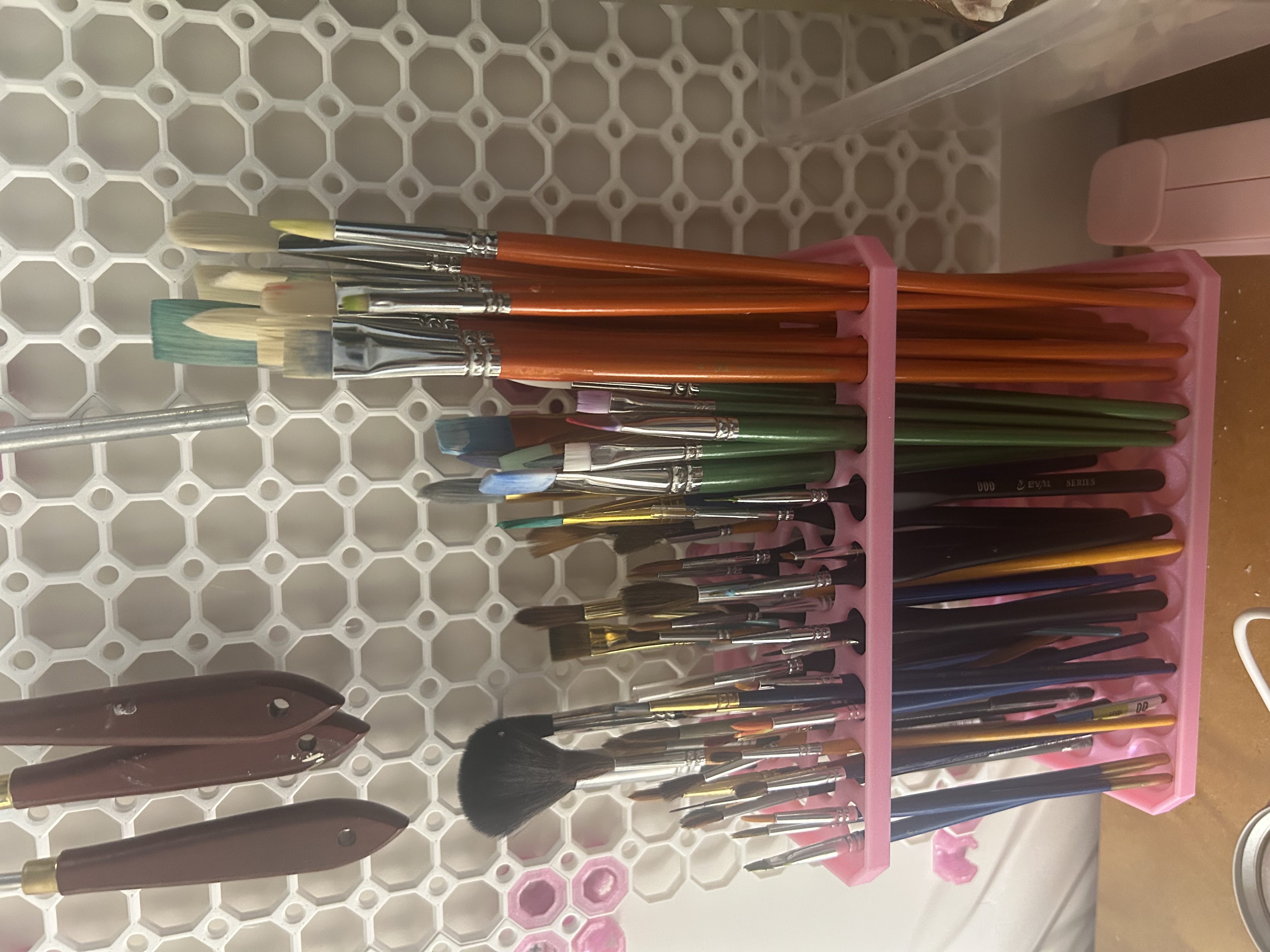 Paintbrush Holder Attached to Multiboard