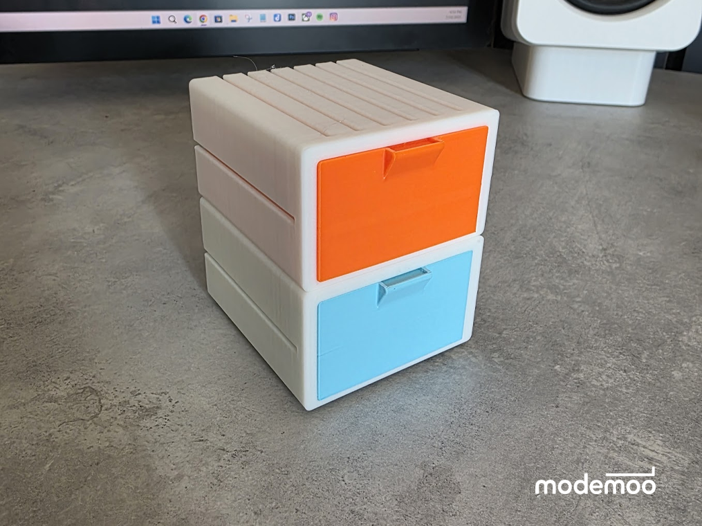 Miniatura 5 do modelo 3D StackBox V2 — Tiny Drawers. Big Personality.