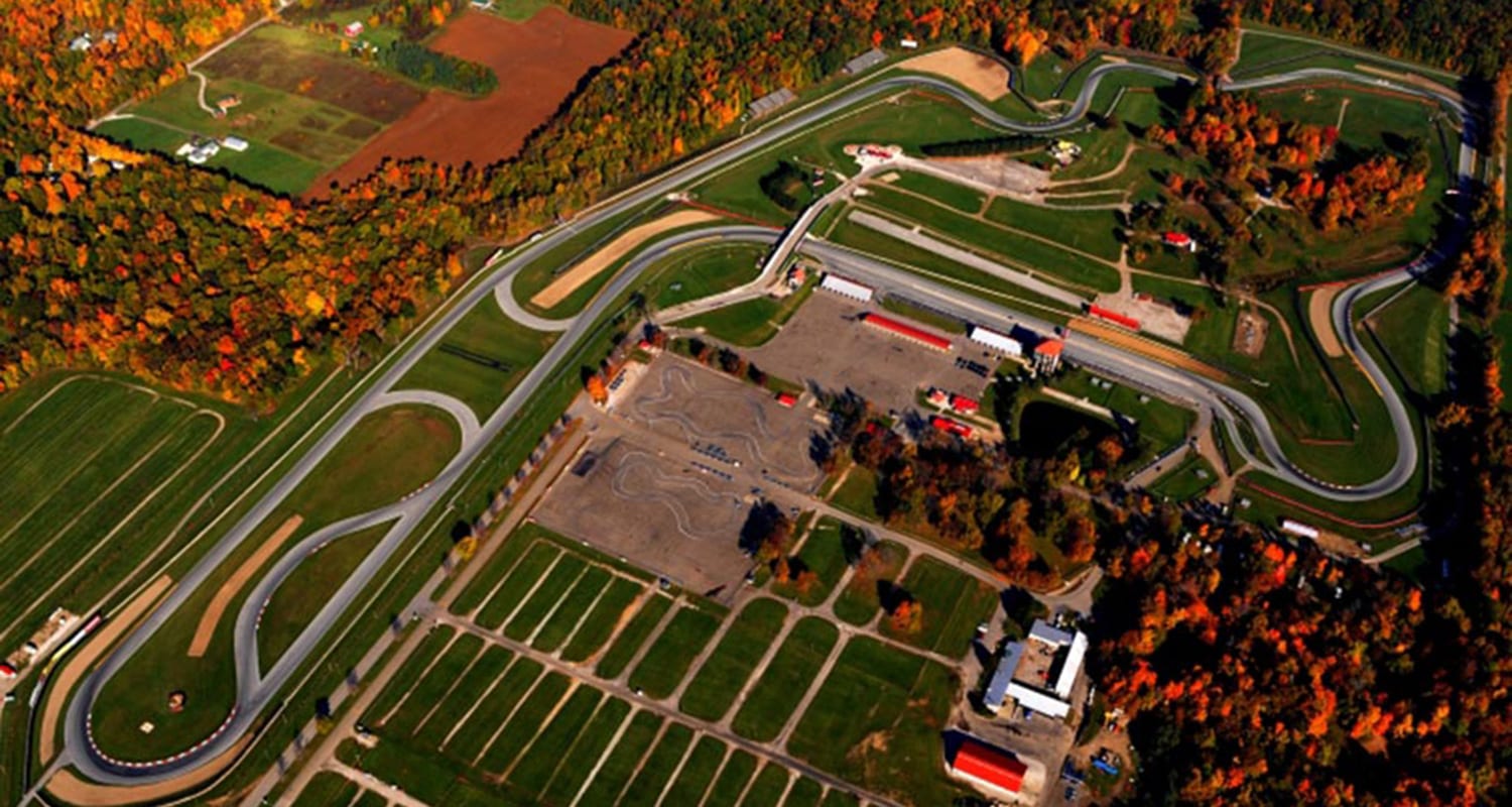 Mid-Ohio Track Silhouette