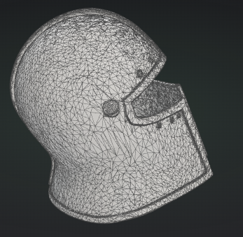 Knight helmet