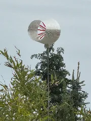 Windturbine mit Kugellagern