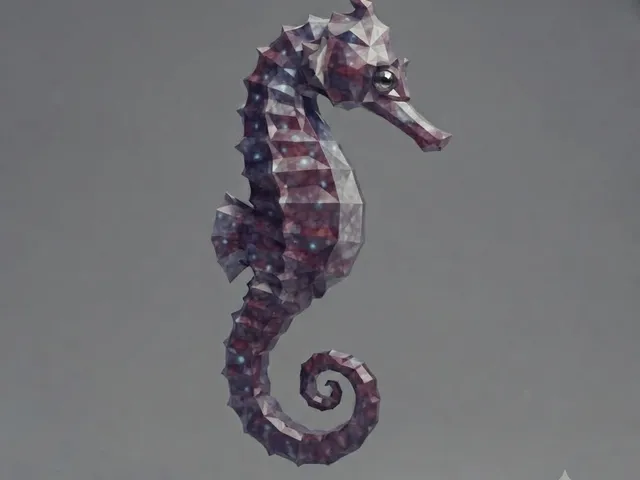 Low Poly Seahorse