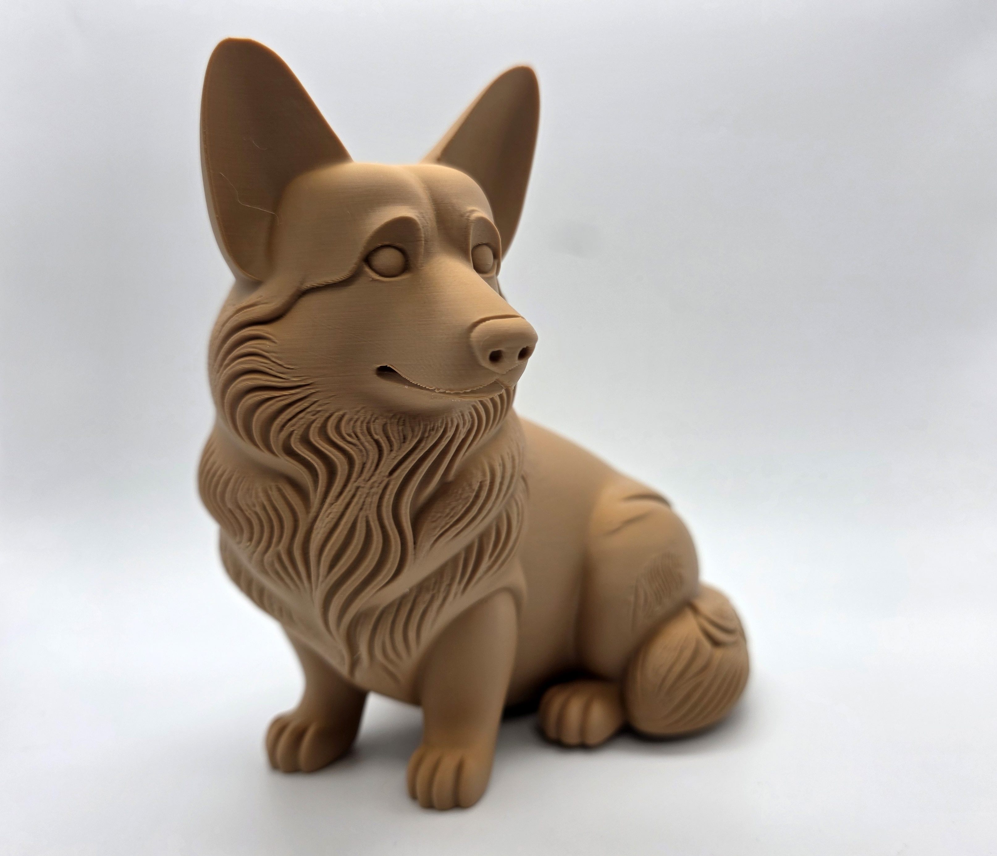 Miniatura 3 do modelo 3D Sitting Corgi