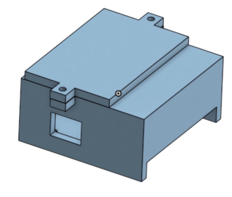 Frc Pdh case with built in wire routing and protection