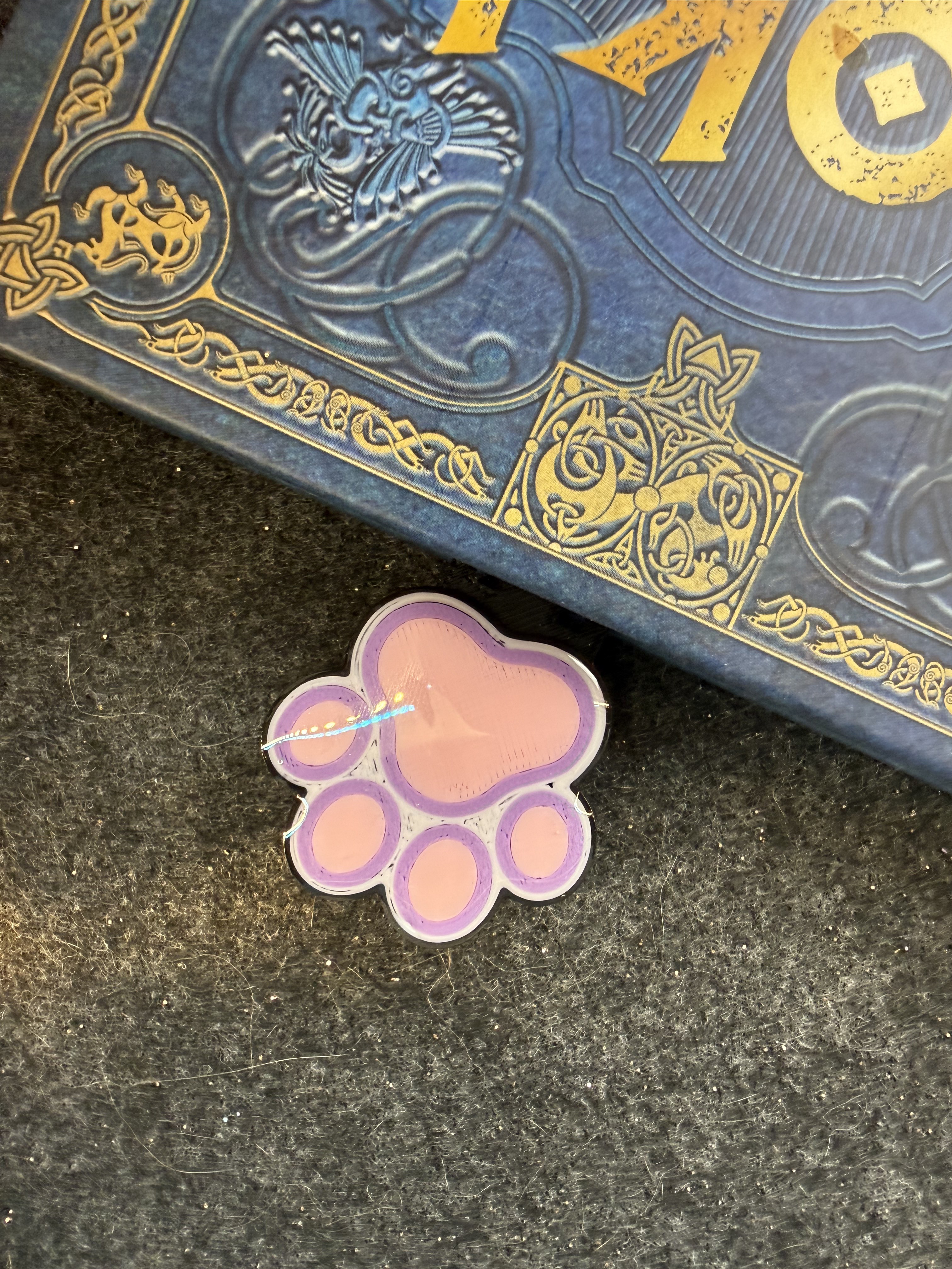 bookmark footprint Cat — miniatura 3