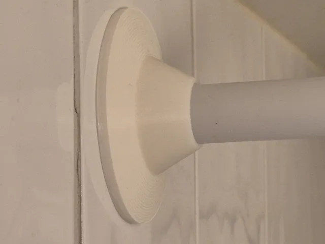 Shower curtain rod (25/22 mm) holder