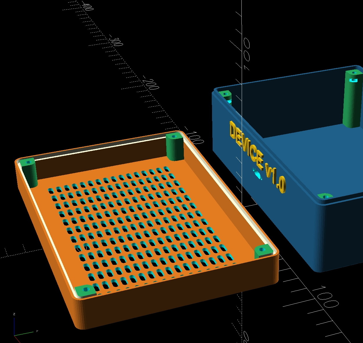 Parametric Enclosure Generator COMMUNITY — Free OpenSCAD PCB Box Generator