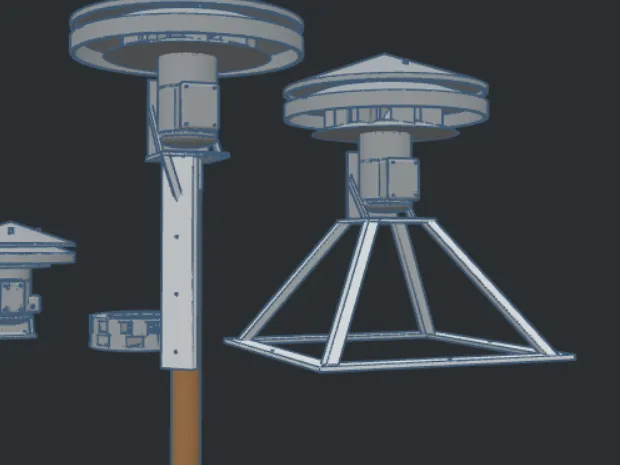 1/2 Scale ACA Pole/Roof Mount