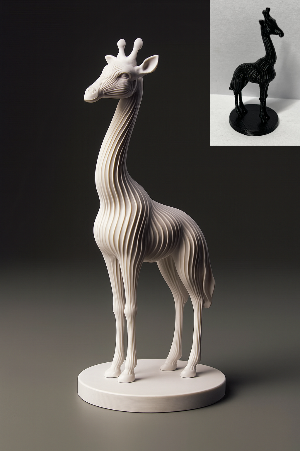 Giraffe Sculpture 3D model by Ninomalbinho