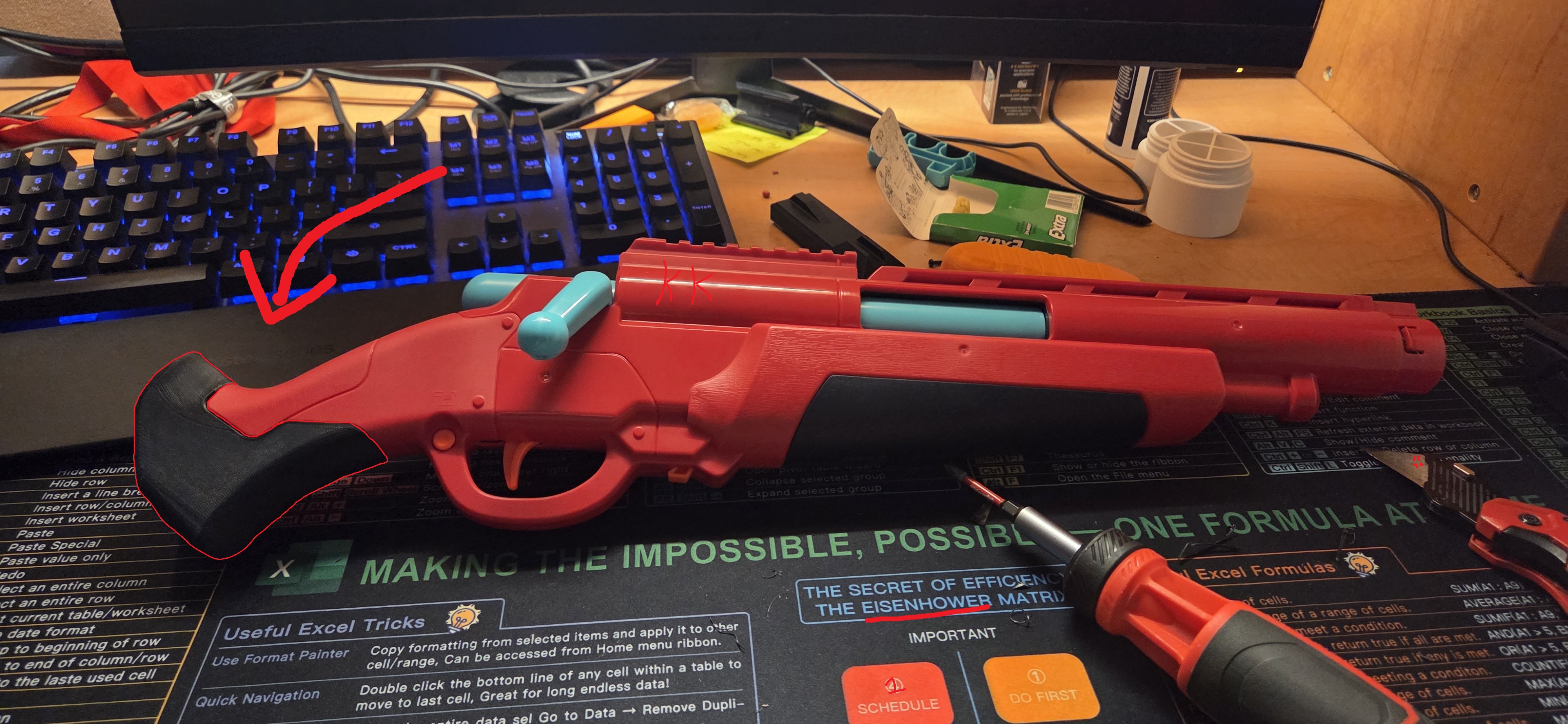 X shot Ejector Shell Stock Delete