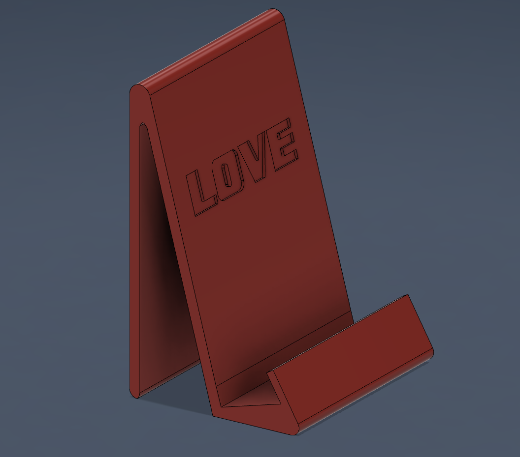 love phone holder