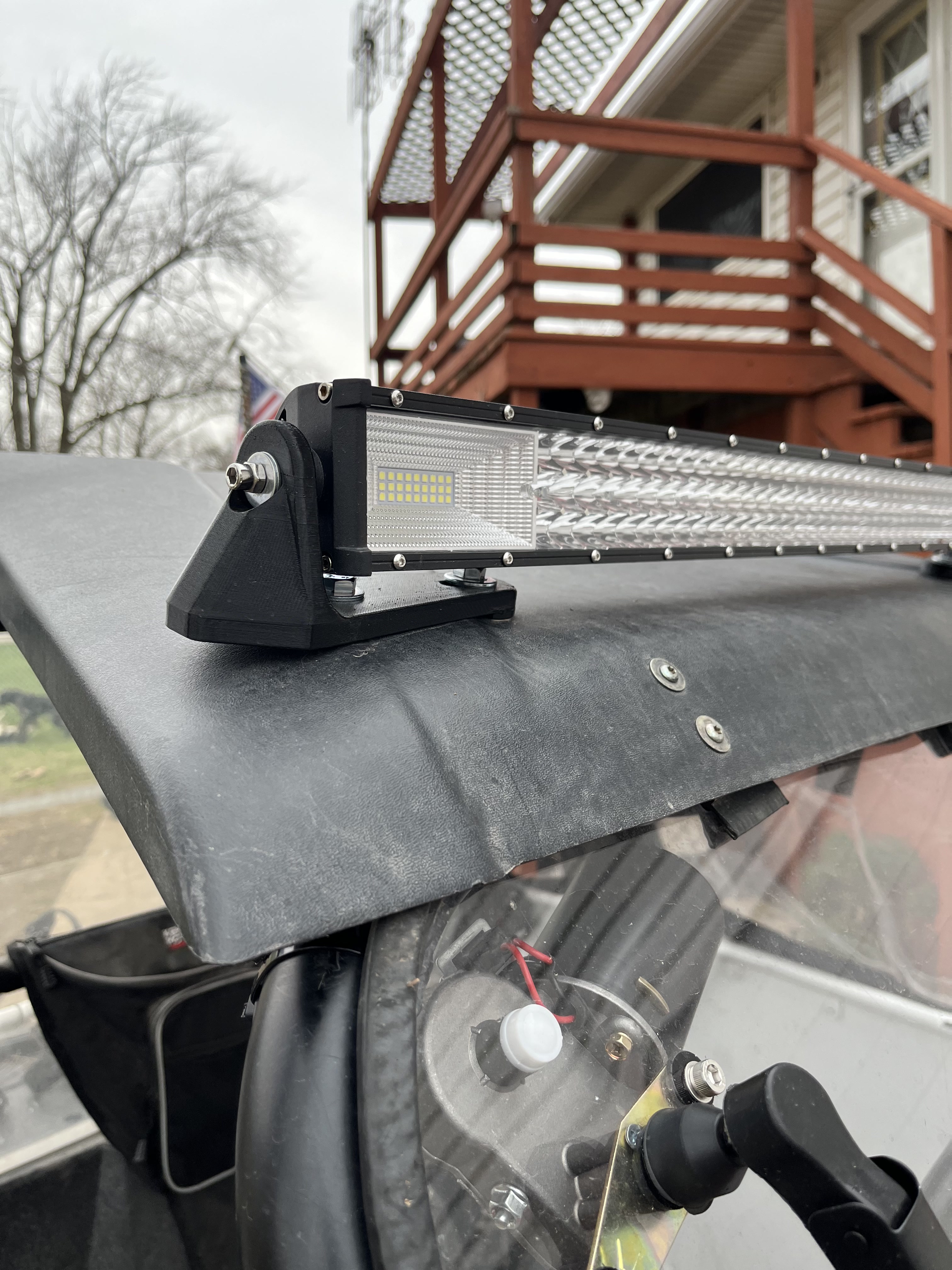 Polaris RZR Light Bar Mount