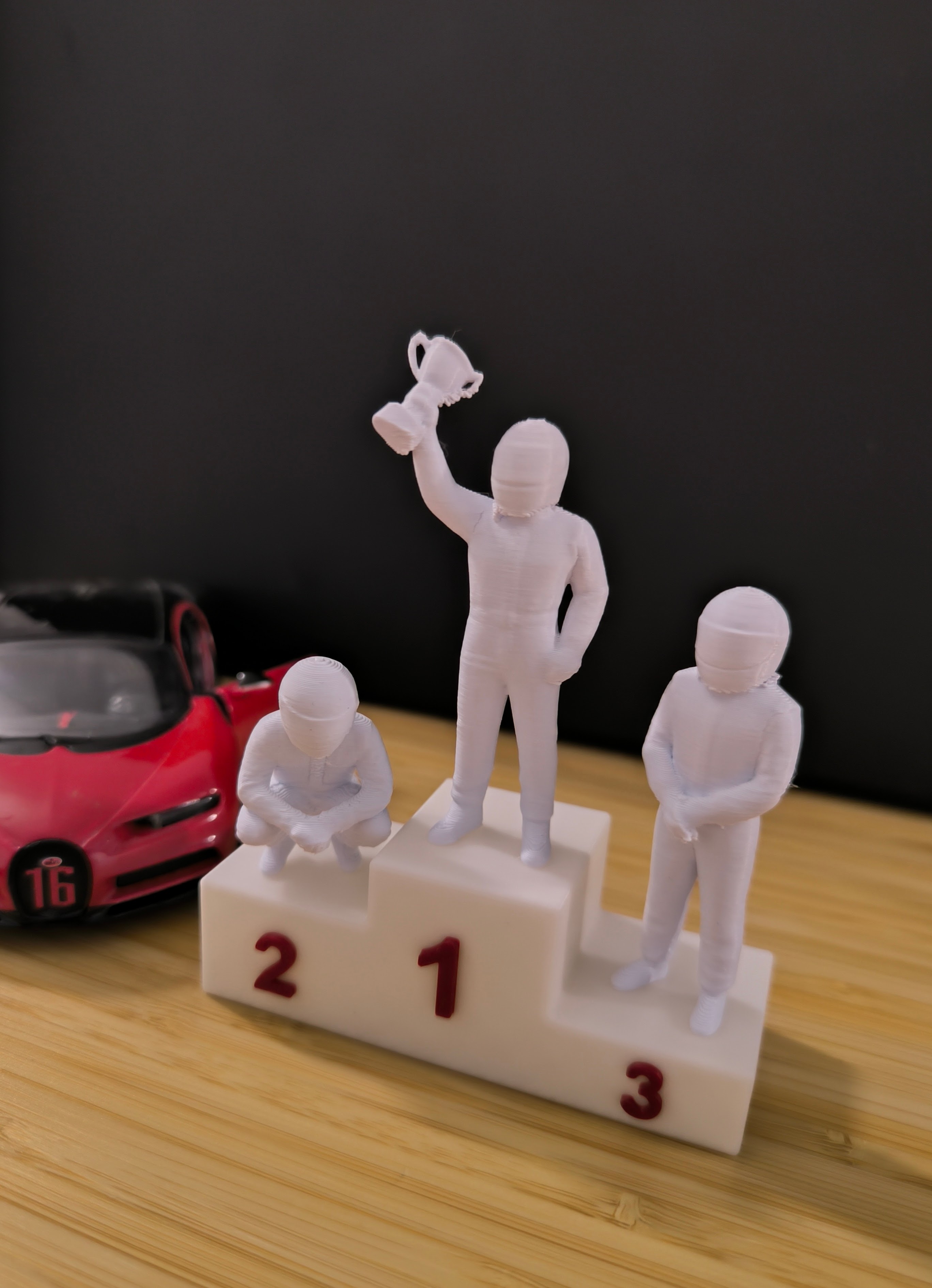 Race Day Glory – 1/32-Scale Podium Diorama