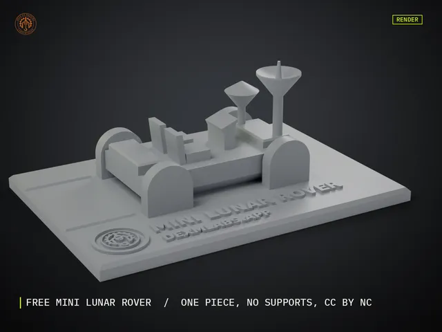 Mini Lunar Rover (Apollo era style)