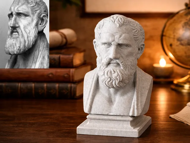 Zeno of Citium (Zénon de Kition) - bust