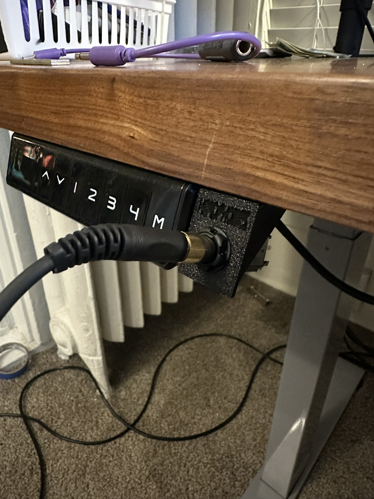 Under Surface 1/4" Headphone Jack Mount
